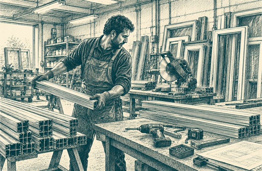 Produzione: Operatore al banco con i profili